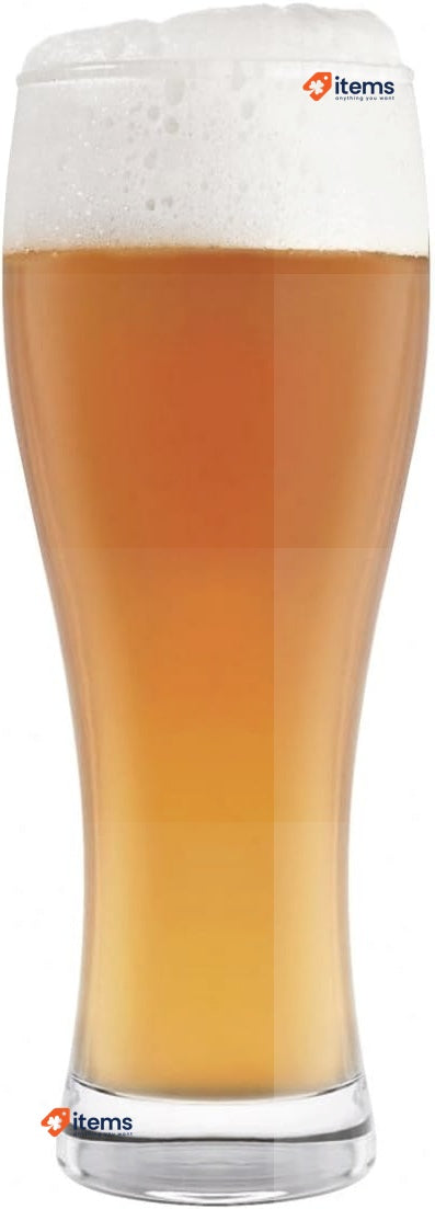 H&h 68/4261 Weizen, Pack Of 6 Beer Glasses, 33 Cl, Units, White - Set