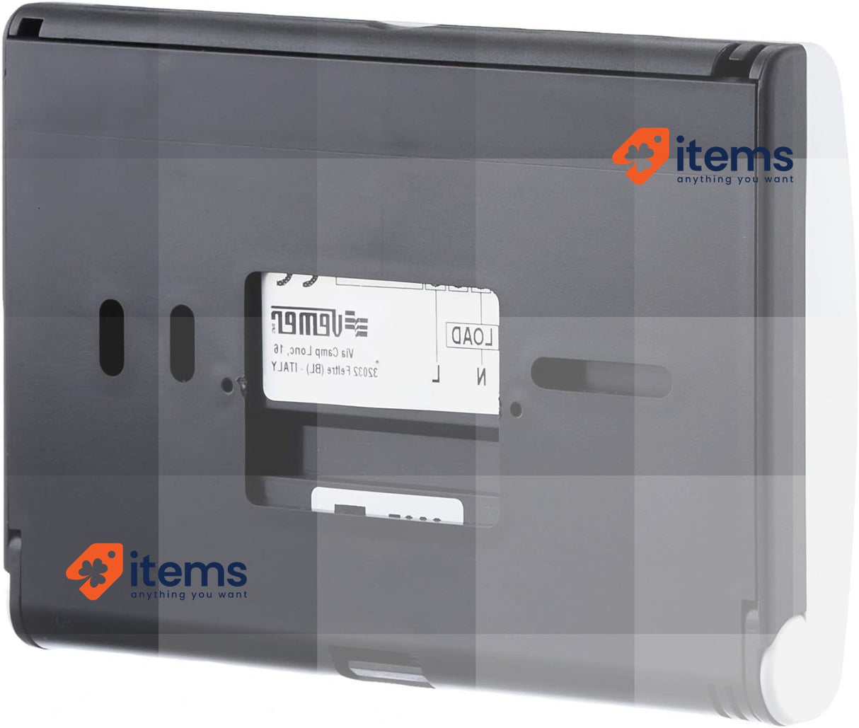 VEMER VN118600 EVO.X - Weekly Programming, Battery Power, White Wall-mounting