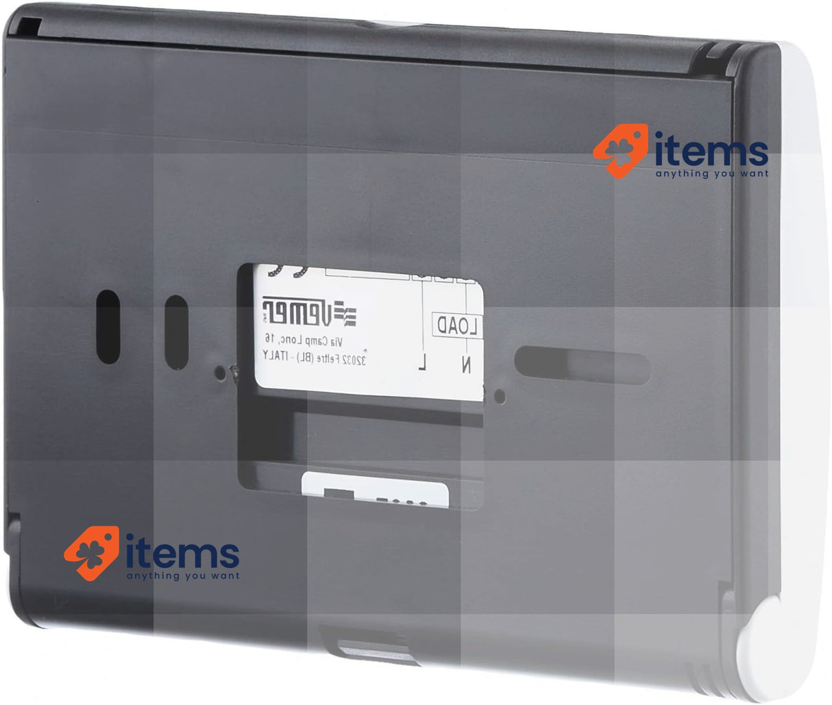 VEMER VN118600 EVO.X - Weekly Programming, Battery Power, White Wall-mounting