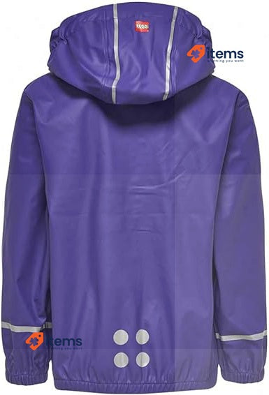 Lego Wear Girls Jamaica Rain Jacket Dark Purple 12 Years Legowear Girl S Size
