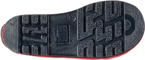 Playshoes Unisex Kid Wellies Rain Boot Botas Blue Navy White, Size 2 UK (33 EU)