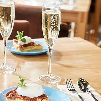 Arcoroc L1351 Arc Vina Champagne Flute, 190mL Capacity, Pack of 6