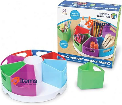 Learning Resources Create A Space Storage Center10 Piece Set Organizer For Kids