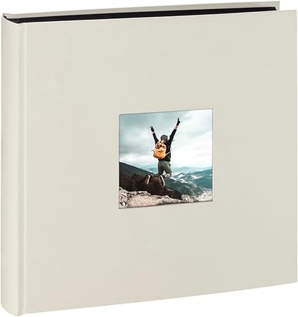 Hama "Fine Art" Photo Album 100 Black Pages Chalk