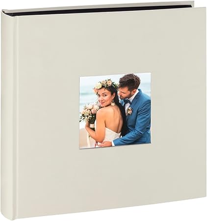 Hama "Fine Art" Photo Album 100 Black Pages Chalk