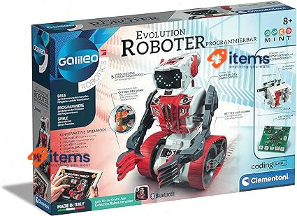 CLEMENTONI 59031 38115456 Galileo Science-Evolution, Robotics for 8 Years School