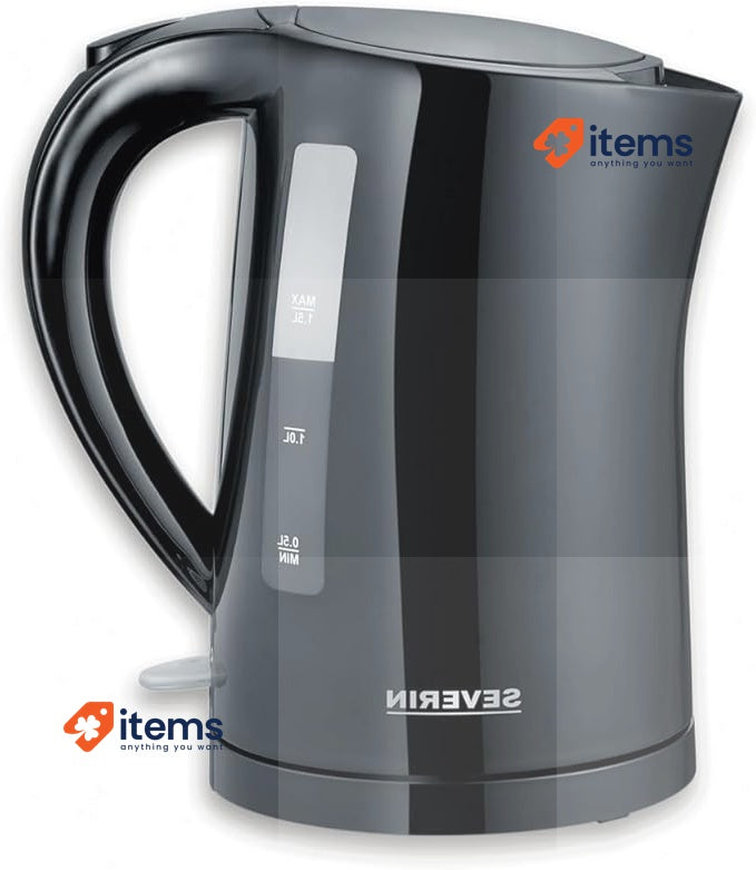 Severin Jug Electric Kettle with 2200 W of Power WK 3498, Black 1.5 litres