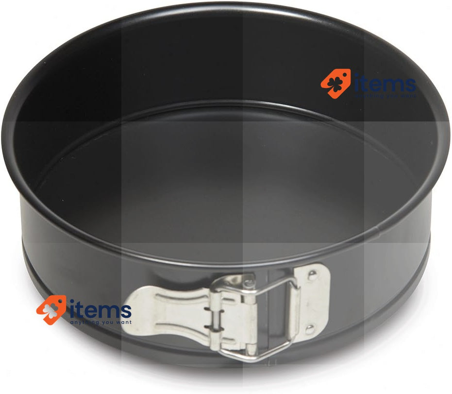 Guardini Gardenia Springform Cake Pan 16 x 4.5 cm, Non-Stick Coating, Black