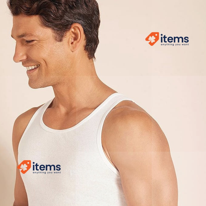 Amazon Essentials Men s Tank Vests White Pack Of 6 XS Black/Grey Men's Heather