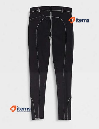Kerbl Men Basicplus Riding Pull ON Trousers Schwarz 44 Size Reithose F R Herren