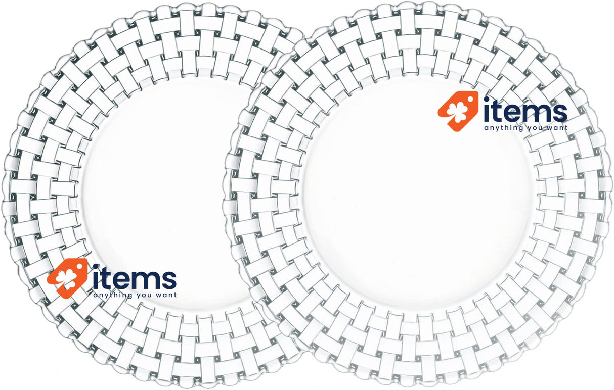 Spiegelau & Nachtmann Dessert Plate, Pack of 2 Transparent