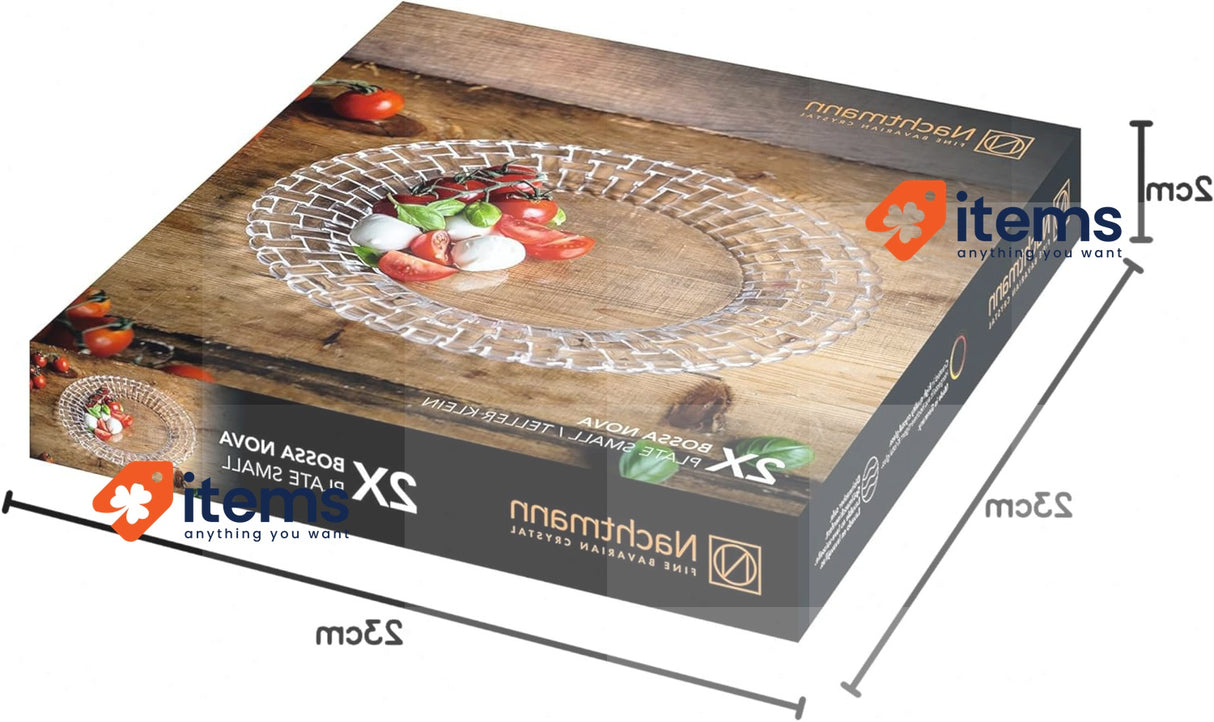 Spiegelau & Nachtmann Dessert Plate, Pack of 2 Transparent