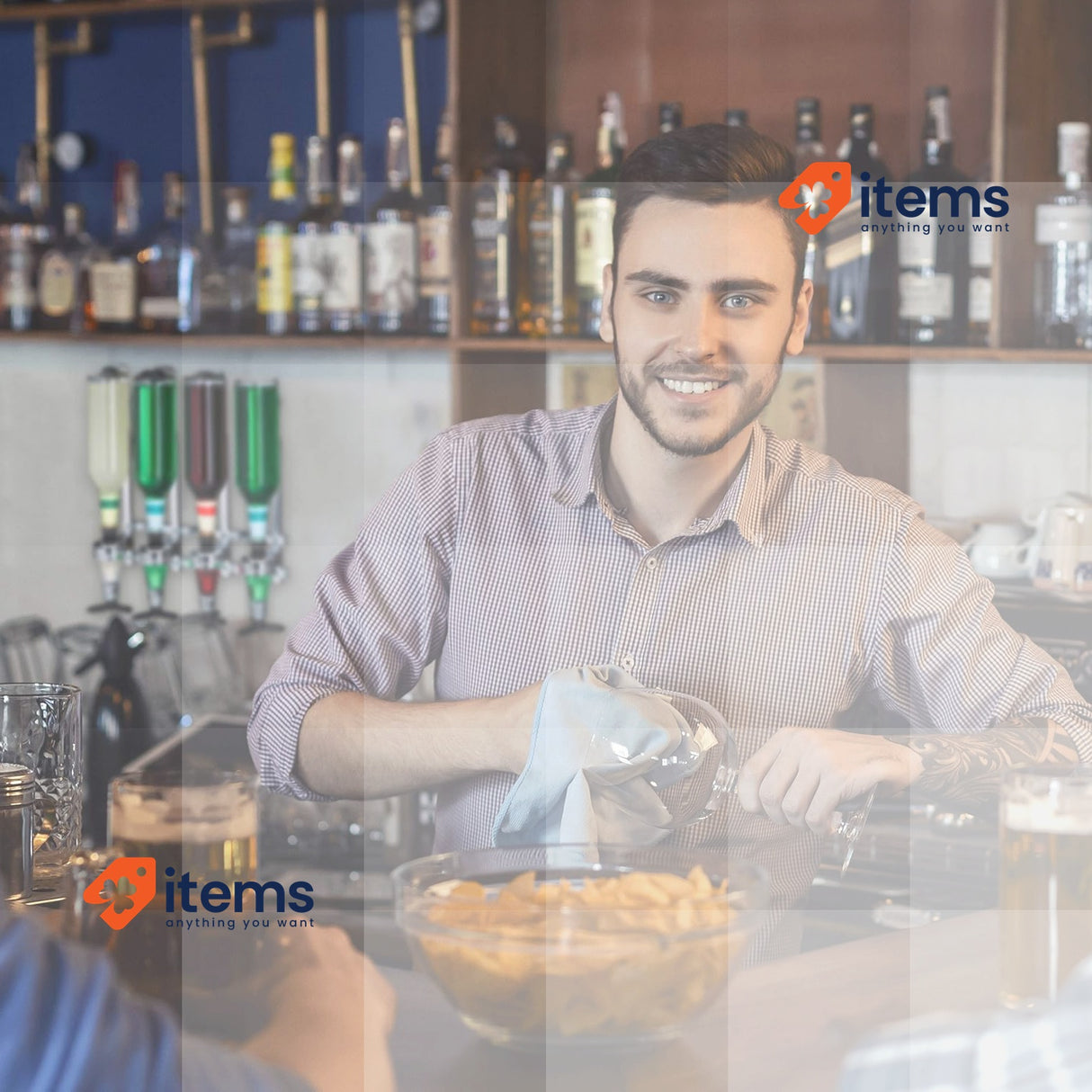 Relaxdays Wall Bottle Holder, Size: 36 x 35.5 x 11 cm, for 4 Bottles Silver