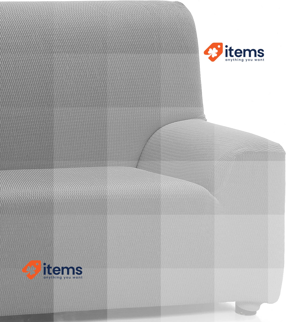 Martina Home 3 Seat Sofa Cover Gray Grey Elastic Tunis Model Cm Color Slip 180