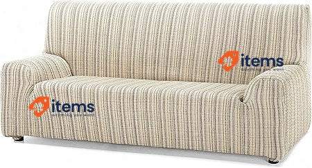 Martina Home Mejico - Elastic Sofa Cover 1 Plaza Beige Cm De Ancho Slip Covers