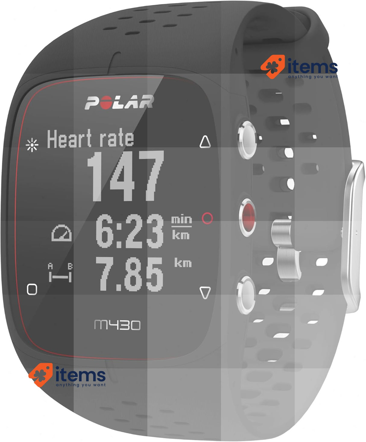 Polar M430 - Exclusive to Amazon - GPS sports watch for running size M 24/7