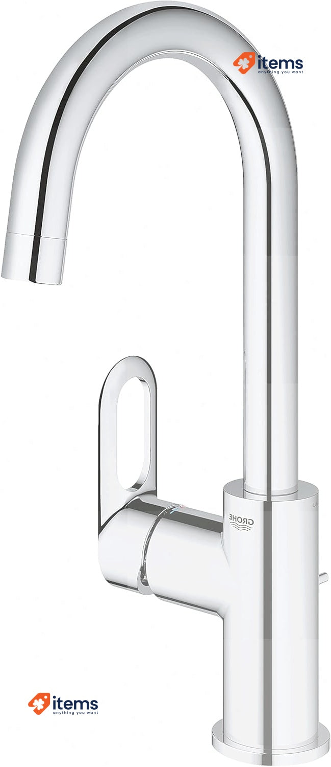 GROHE Bauloop Single-Lever Basin Mixer L-Size Eco-Friendly Tap 23763000