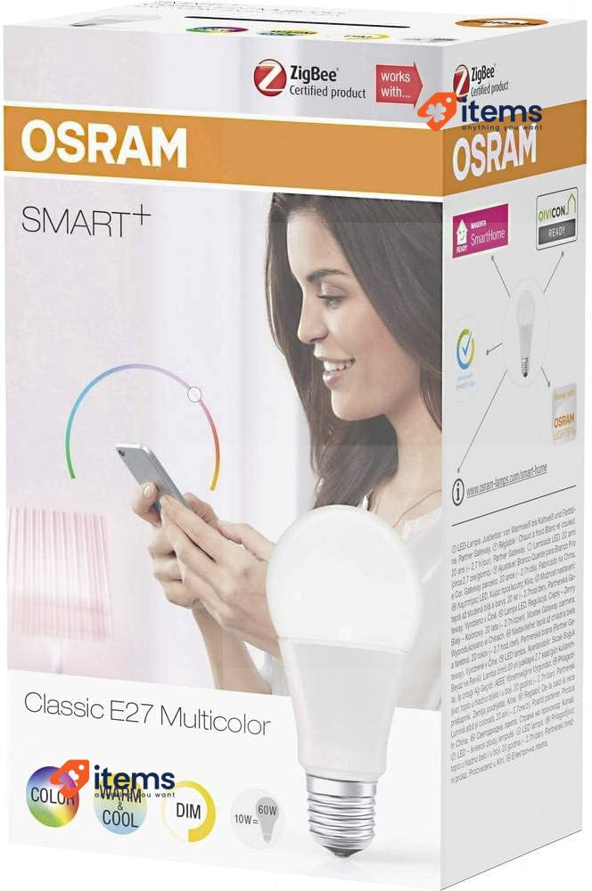 OSRAM Smart+ LED Dimmable E27 white ZigBee Lamp Socket Directly Echo Plus Show