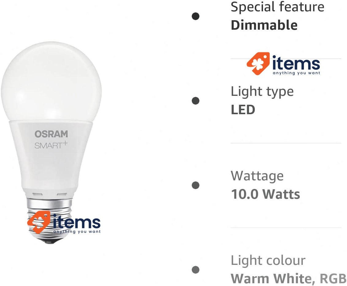 OSRAM Smart+ LED Dimmable E27 white ZigBee Lamp Socket Directly Echo Plus Show