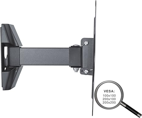 PureMounts FM10-200 Wall TV mount 58-107cm (23-42") Black