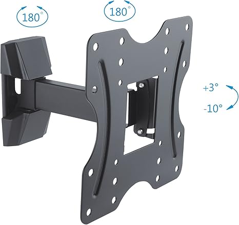 PureMounts FM10-200 Wall TV mount 58-107cm (23-42") Black