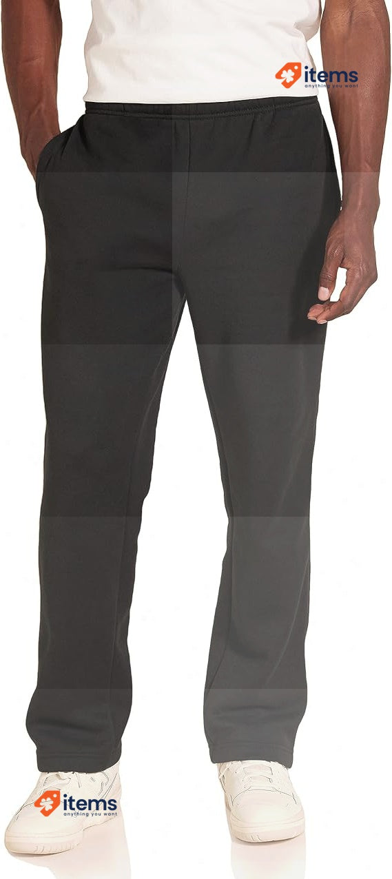 Amazon Essentials Men's Fleece Jogging Classic Sweatpants Black, Size XXL Open