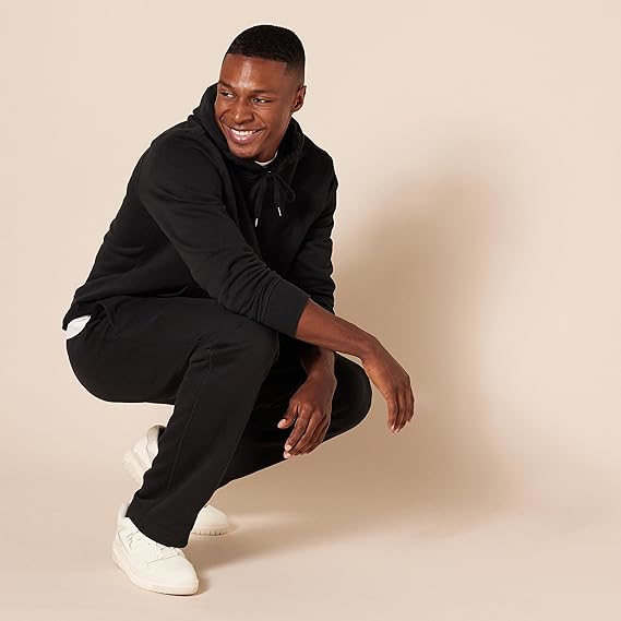 Amazon Essentials Men's Fleece Jogging Classic Sweatpants Black, Size XXL