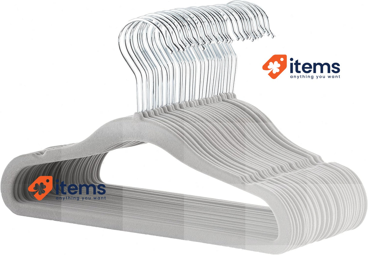 Amazon Basics Children's Clothing Hangers 11.6 Inches, Pack Of 30, Grey 29.46 cm