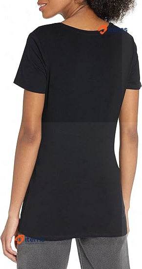 Amazon Essentials Women's Classic - Fit Short Sleeve Crewneck T Shirt, XS V-Neck