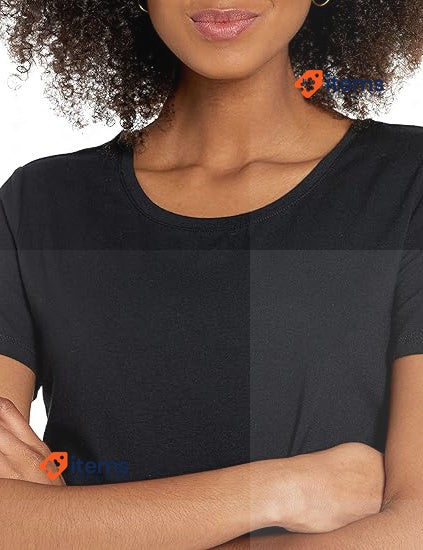 Amazon Essentials Women's Classic - Fit Short Sleeve Crewneck T Shirt, XS V-Neck
