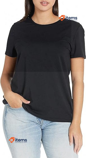 Amazon Essentials Women s 2-Pack Classic-Fit Crewneck T-Shirt, Black, X-Large XL
