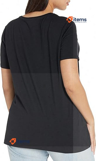 Amazon Essentials Women s 2-Pack Classic-Fit Crewneck T-Shirt, Black, X-Large XL