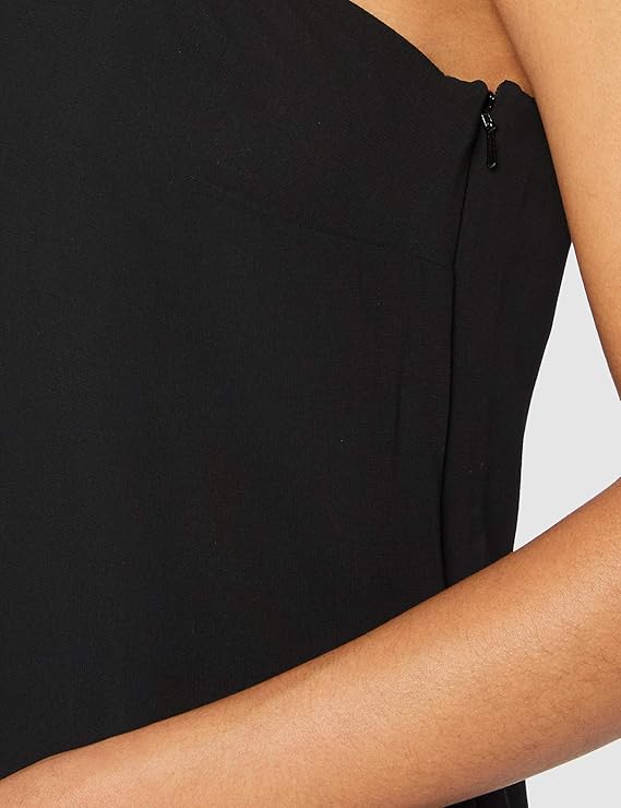 TRUTH & FABLE Women's Chiffon One-Shoulder Dress Black 38