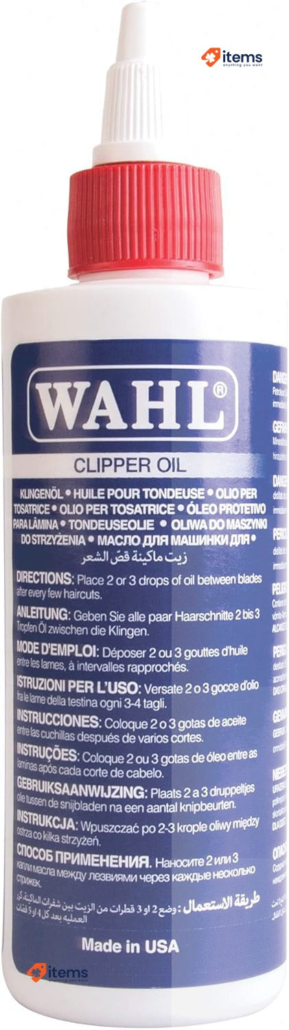 Wahl Clipper Oil, Beard Trimmers and Shavers, Lubricating Oils 118 Millilitres