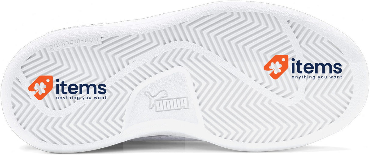 Puma Unisex Kids' Icra Trainer Low-Top Peacoat Puma White 12 UK Child Smash v2