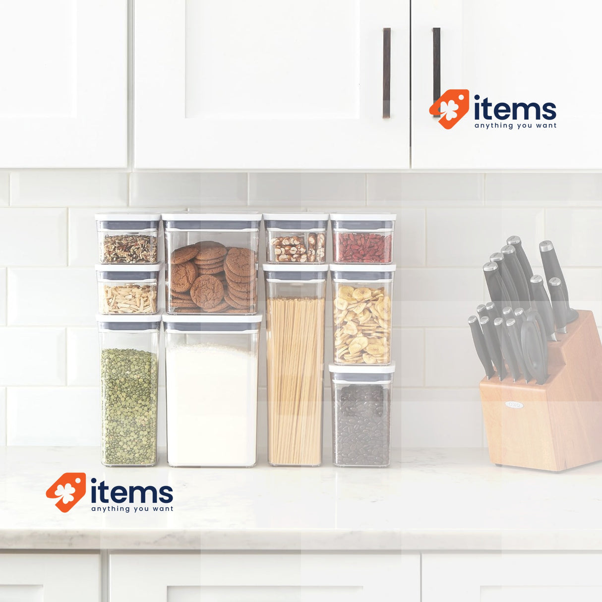 OXO Good Grips POP 2.0 Container – 3.5L for Pasta & More, White