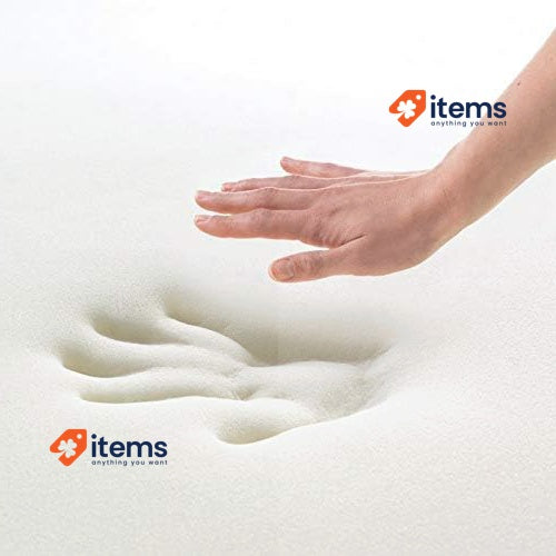 Allcama - viscoelastic pillow, 105 cm adaptability to the neck.White