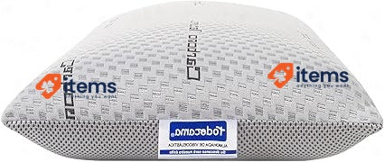 Todocama Natural Carbon Viscoelastic Pillow, Grey, 1 Unit (Pack of 1)
