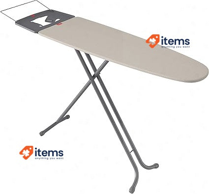 Rayen Gama Premium - Table With Ironing Support And Rack Grey Beige Board Iron