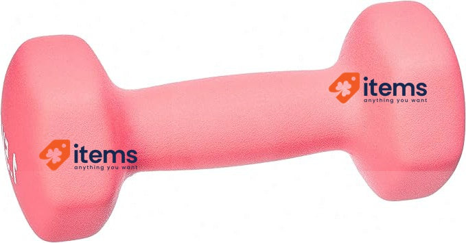 Amazon Basics Neoprene Dumbbell Pair, 1kgs ( 2 Pack of 0.5 kg), Pink 1.5 kg 3kgs