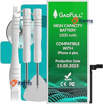 GadFull Battery High Capacity compatible with iPhone 6 Plus | 2020 Production