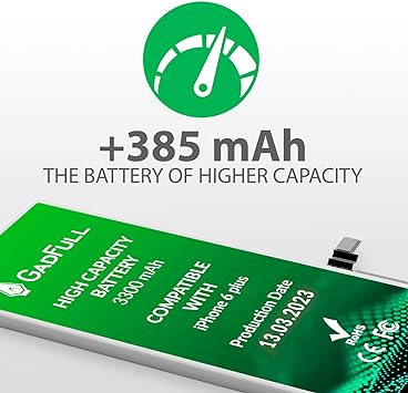 GadFull Battery High Capacity compatible with iPhone 6 Plus | 2020