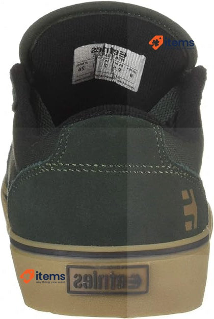 Etnies Barge Ls Mens Technical Skateboarding Shoes 327 Green Gum 8.5 UK Classic