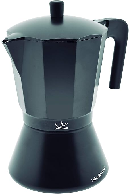 Jata CFI9 – Italian Induction Coffee Maker, Capacity 9 Cups Body, Black