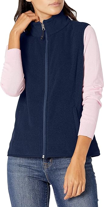 Amazon Essentials Women's Classic-Fit Sleeveless Polar Soft Fleece Vest