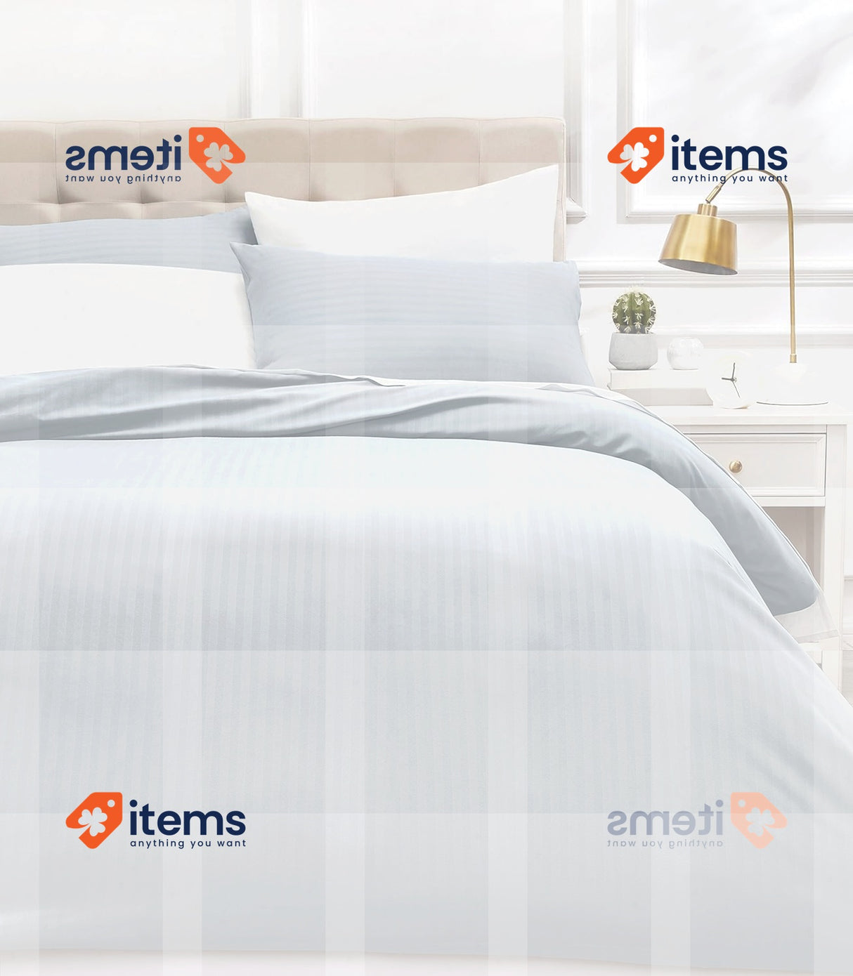 Amazon Basics 2-Piece Microfibre Single Duvet Cover 135 x 200 cm & 1 Pillowcase