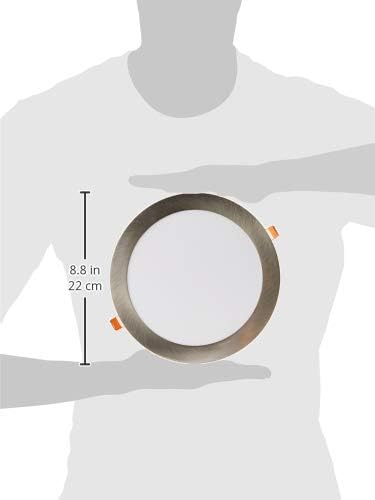 Jandei 2X LED Downlight 18W Round, Steel, Cool white 6000K