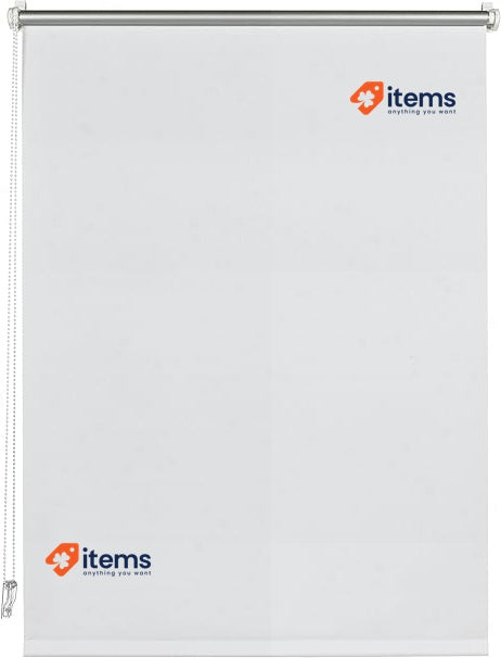 Deco Company Roller Blind - Thermal With Backing For Clamped On White High All