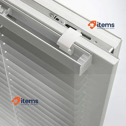 Gardina, Clip - On Aluminum Venetians White Protection Against Glare Kit Deco