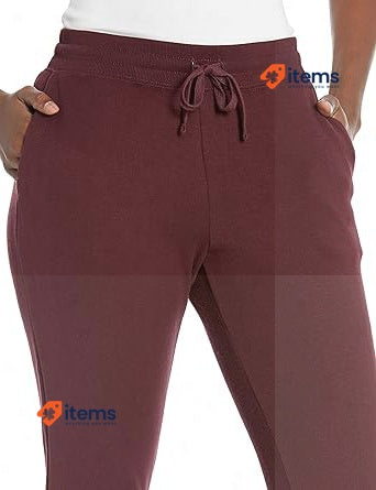 Amazon Essentials Women's Fleece Jogger Sweatpant Burgundy S Cuffed Jogging Plus